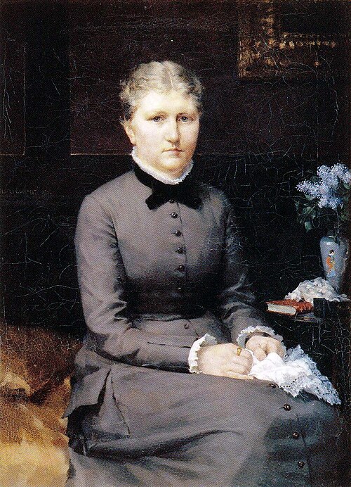 Portrait of Ida Aspelin-Haapkylä, 1878, Albert Edelfelt