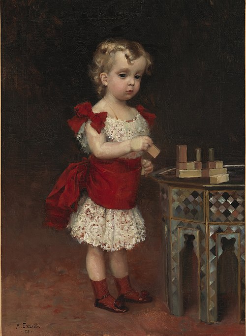 Grand Duke Andrei Vladimirovich as a child, 1881, Albert Edelfelt