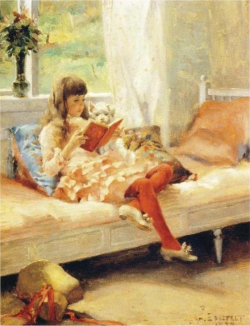 Dear Friends II (Berta and Capi), 1882, Albert Edelfelt