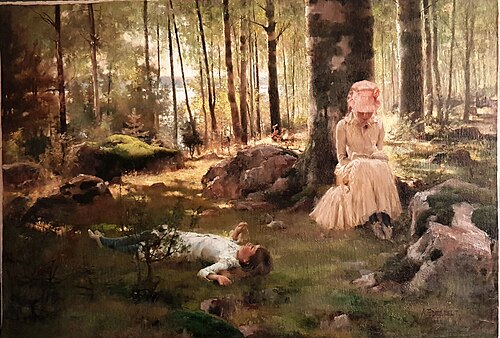 Under the Birches, 1882, Albert Edelfelt