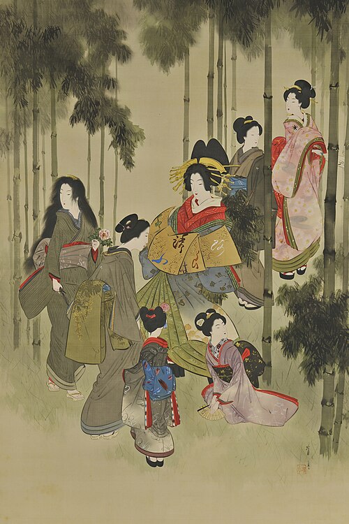 七美人之図, , Watanabe Shōtei
