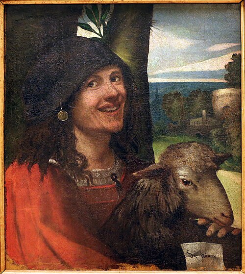 Portrait of a Court Jester, 1600, Dosso Dossi