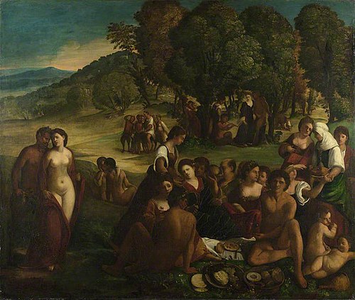 A Bacchanal, 1517, Dosso Dossi