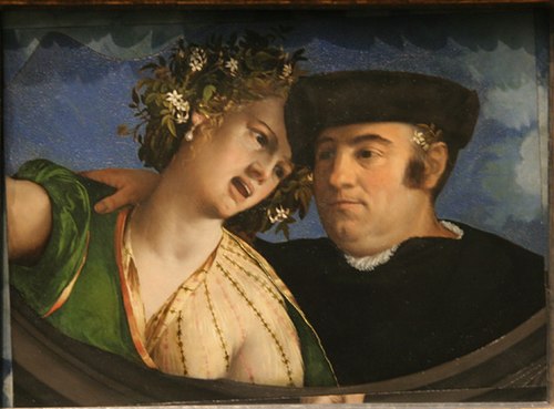 A Man embracing a Woman, 1524, Dosso Dossi