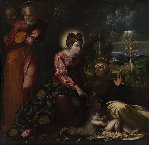 The Holy Family, 1527, Dosso Dossi