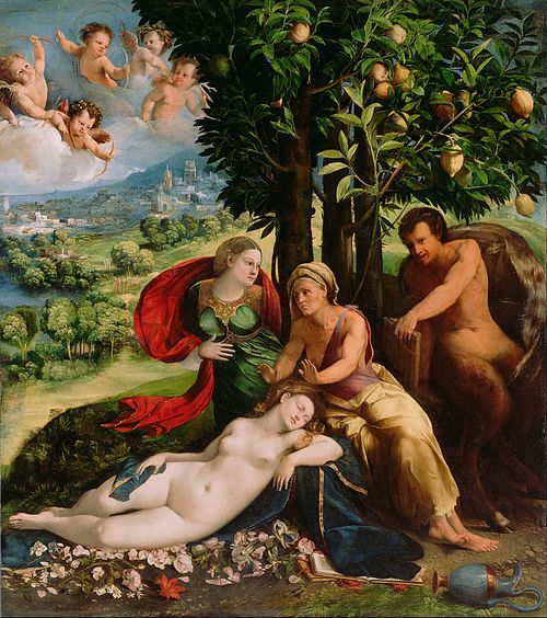 Scène mythologique, 1524, Dosso Dossi