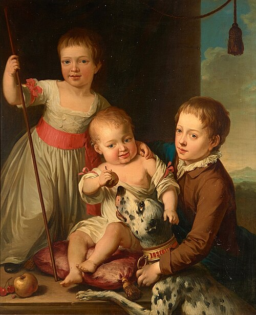 The Three Children of John (Jan) Hope Esq., 1773, Willem Joseph Laquy