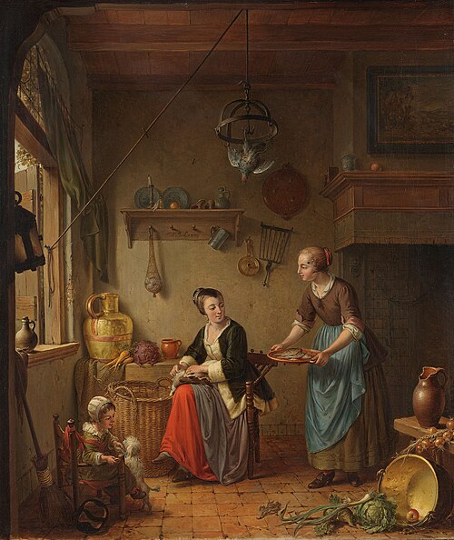 La Cuisine, 1765, Willem Joseph Laquy