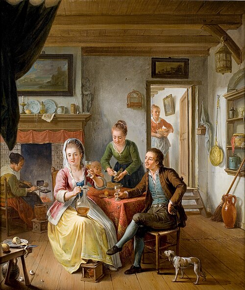 Het wafelhuis, 1775, Willem Joseph Laquy
