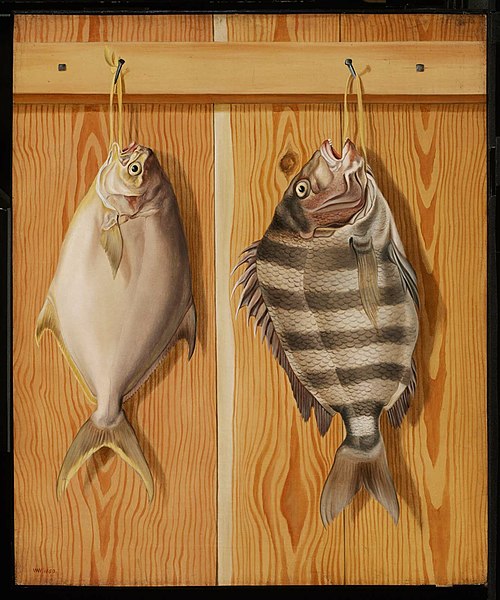 Dollarfish and Sheepshead, 1860, William Aiken Walker