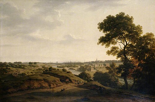 Dublin from Phoenix Park, 1797, William Ashford