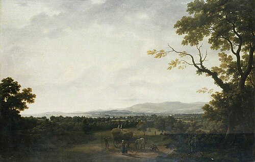 Dublin Harbour from Howth, 1797, William Ashford
