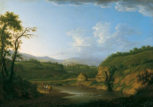 Landscape with a Castle, , William Ashford