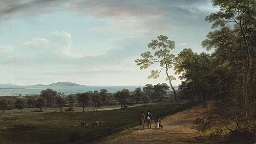 View in Mount Merrion Park, 1806, William Ashford