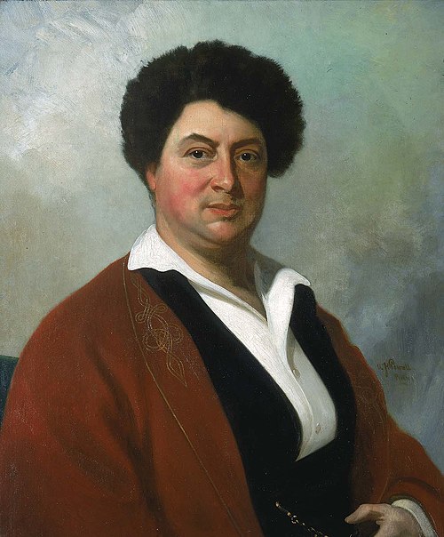 Portrait of Alexandre Dumas, 1855, William Henry Powell