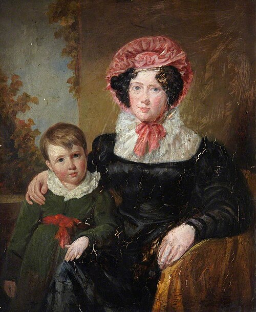 Mrs H. J. Thomson and Her Son, , William John Thomson