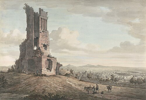 Nîmes from the Tour Magne, 1765, William Marlow