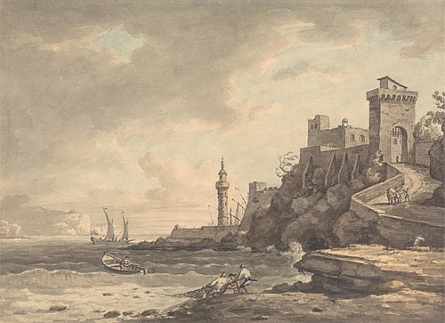 View of Leghorn, , William Marlow