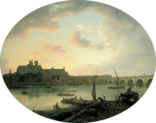 Westminster Bridge, London, 1774, William Marlow