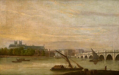 View of Westminster, 1777, 1777, William Marlow
