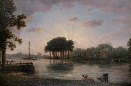 Orleans House, Twickenham, Middlesex, 1800, William Marlow