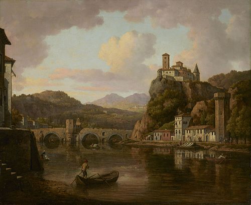 Castle on the Rhne River, France, 1772, William Marlow