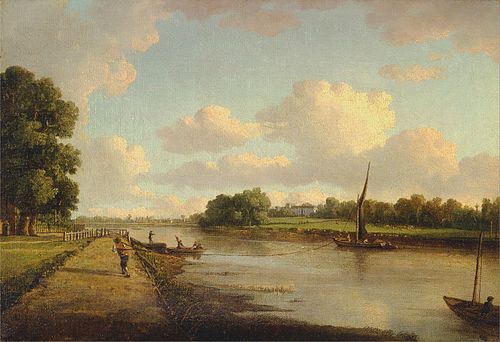 View on the River Thames at Richmond, 1776, William Marlow
