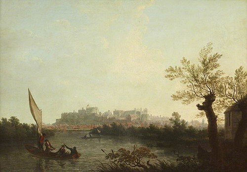 Distant View of Windsor Castle, 1806, William Marlow