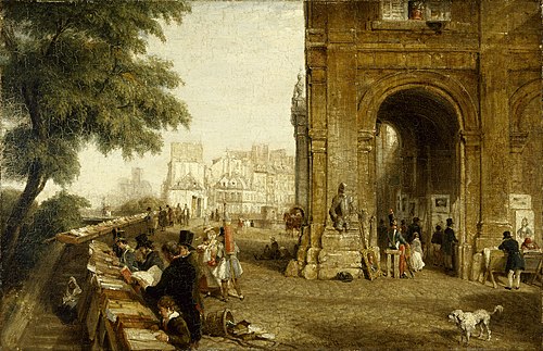 Le Quai de Conti, en 1846, 1846, William Parrott