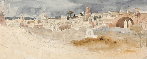 Rome from the Palatine Hill, , William Wyld