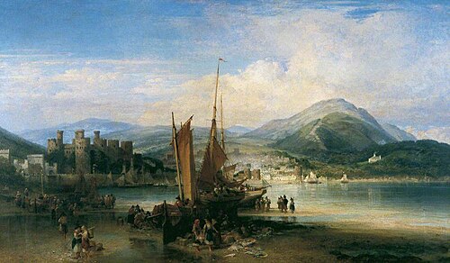 Conway Castle, 1862, William Wyld