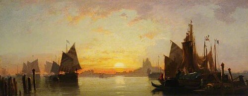 Venice, Evening, , William Wyld