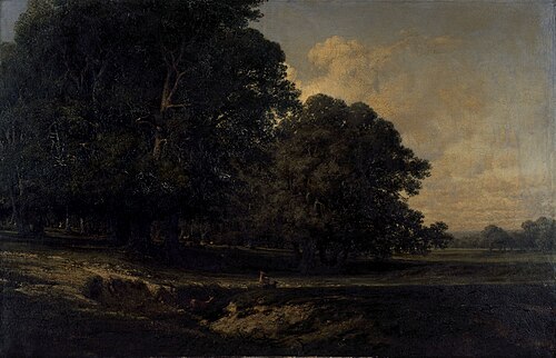 Lisière de bois dans les environs de Tours, , William Wyld