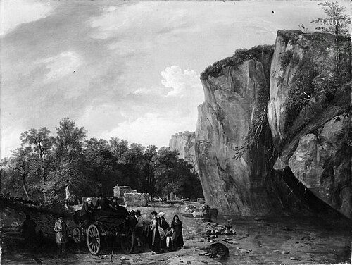 Felsenlandschaft mit Staffage, 1828, Wolfgang Adam Toepffer