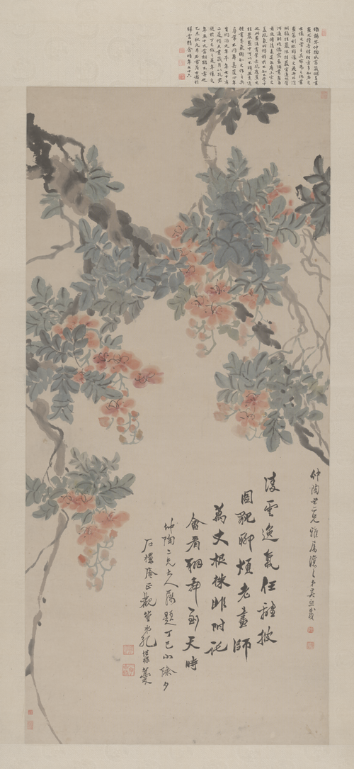 吴熙载凌霄轴, , Wu Rangzhi