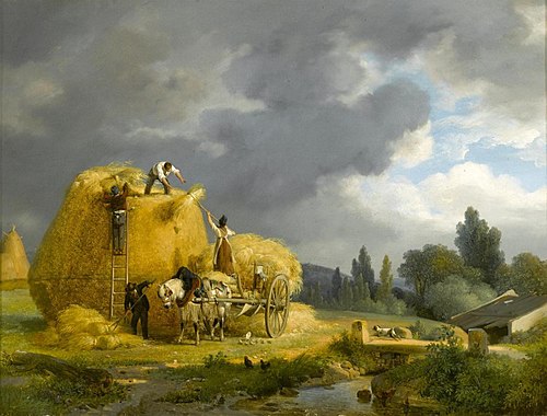 The Harvest, 1822, Xavier Leprince