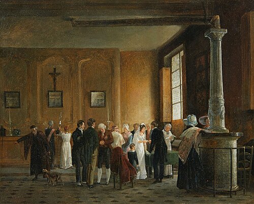Wedding, 1825, Xavier Leprince