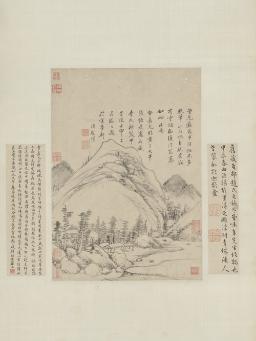项圣谟仿黄公望山水轴, , Xiang Shengmo