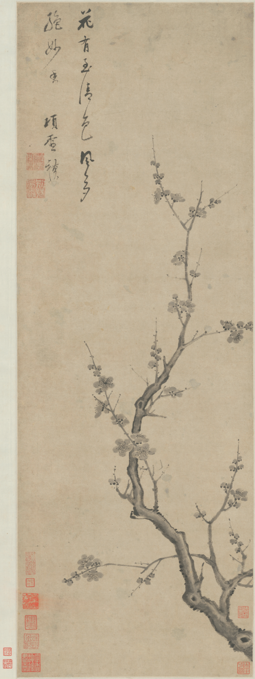 项圣谟墨梅轴, , Xiang Shengmo