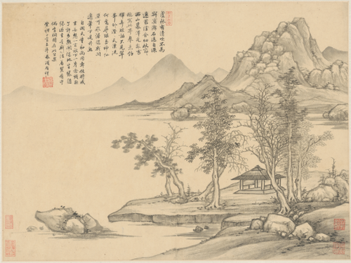 项圣谟山水册, , Xiang Shengmo