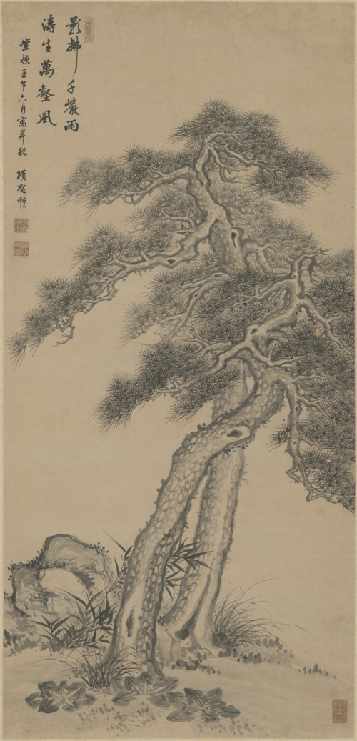 项圣谟松石轴, , Xiang Shengmo