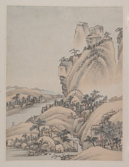 Landscapes, 1668, Xiao Yuncong