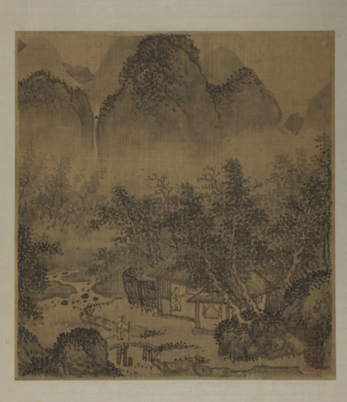 谢时臣山水册页, , Xie Shichen