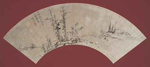 Landscape in the Manner of Ni Zan, 1836, Yamamoto Baiitsu