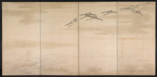 Geese, Reeds and Water, 1828, Yamamoto Baiitsu