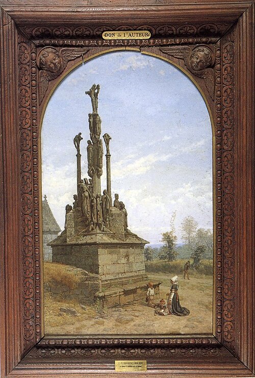 Ancien calvaire de Killinen, près de Quimper, 1893, Yan' Dargent
