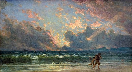 Le soir aux grèves de Roscoff, , Yan' Dargent