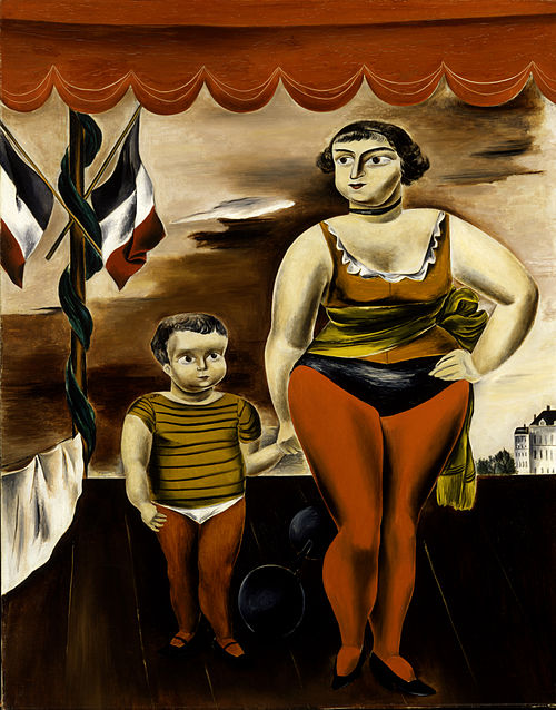 Strong Woman and Child, 1925, Yasuo Kuniyoshi