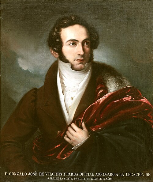 Gonzalo de Vilches luego I conde de Vilches, 1827, Valentin Carderera y Solano