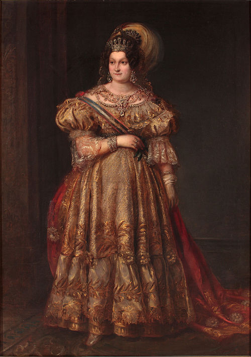 María Cristina of Bourbon, 1831, Valentín Carderera